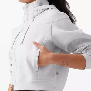 NWT LULULEMON ROGUE RENEGADE ZIP HOODIE SZ 8 ALPINE WHITE LUXTREME LIGHTWEIGHT